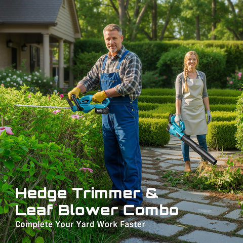 SEESII leaf blower compact design for quick patio cleanup