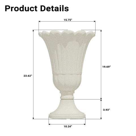 Seethmi planter showing drainage hole for customizable watering
