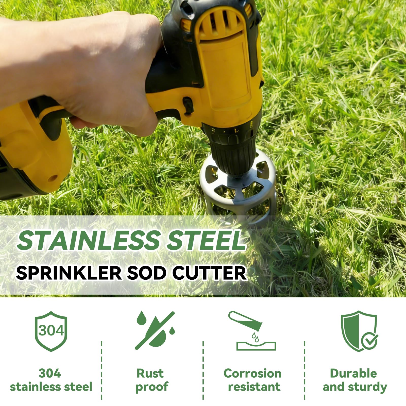 Sefream compact lawn head grass cutter fits comfortably in hand for precise use