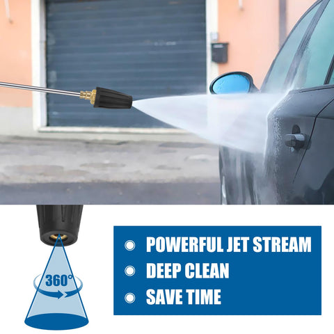 Sefream versatile spray supports cleaning vehicles, patios, driveways, and more.