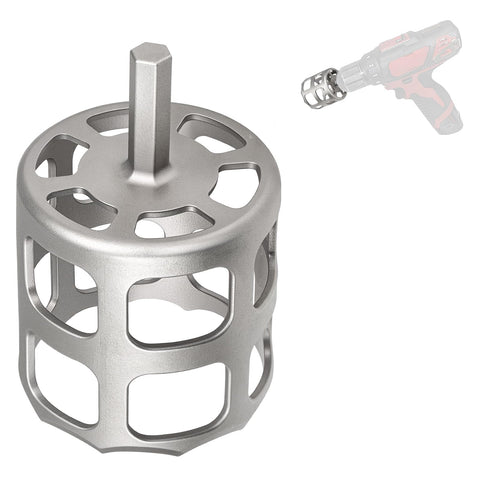 Sefream sprinkler head trimmer close-up with 2.75-inch blade trimming around a sprinkler
