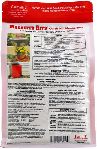 SEGMINISMART Summit Mosquito Bits two-pack front shows backyard-ready mosquito control product.