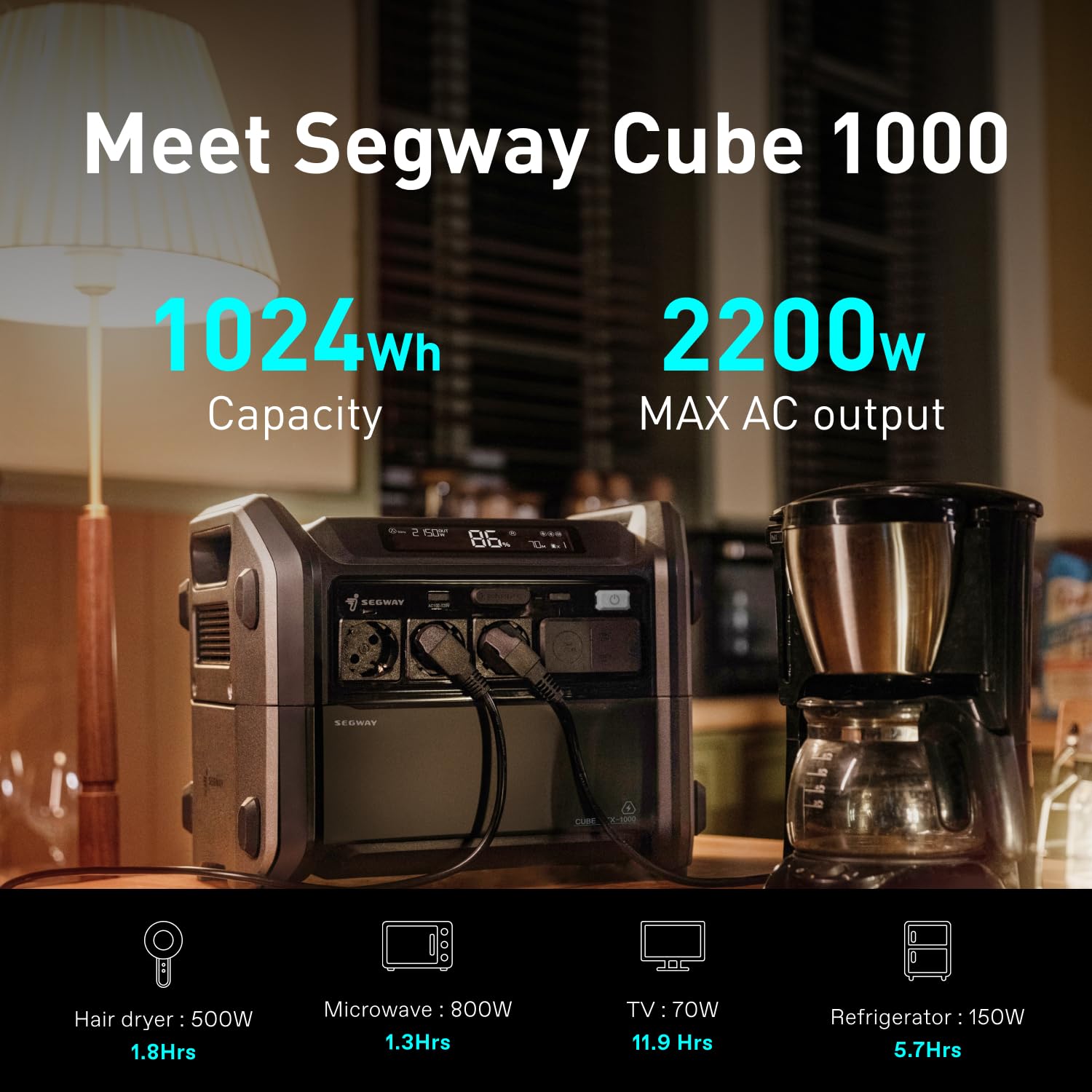 Segway Cube 1000 magnesium alloy skeleton shows rugged durability