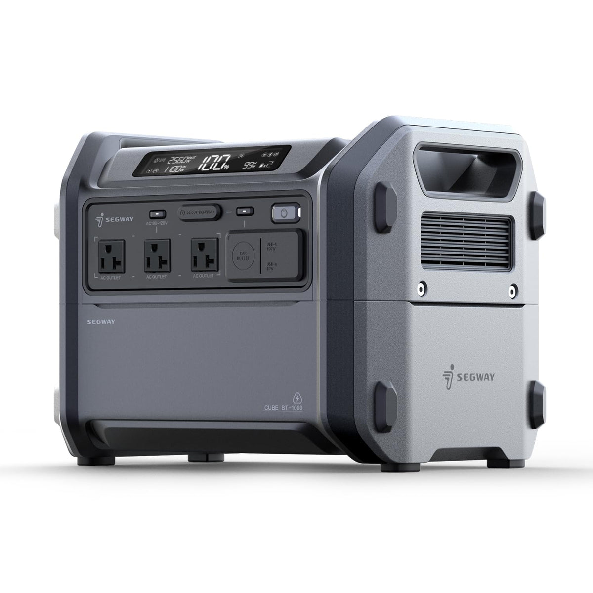 Segway Cube 1000 power station exterior for camping and emergencies