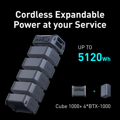Segway Cube 1000 rapid recharge keeps you powered quickly