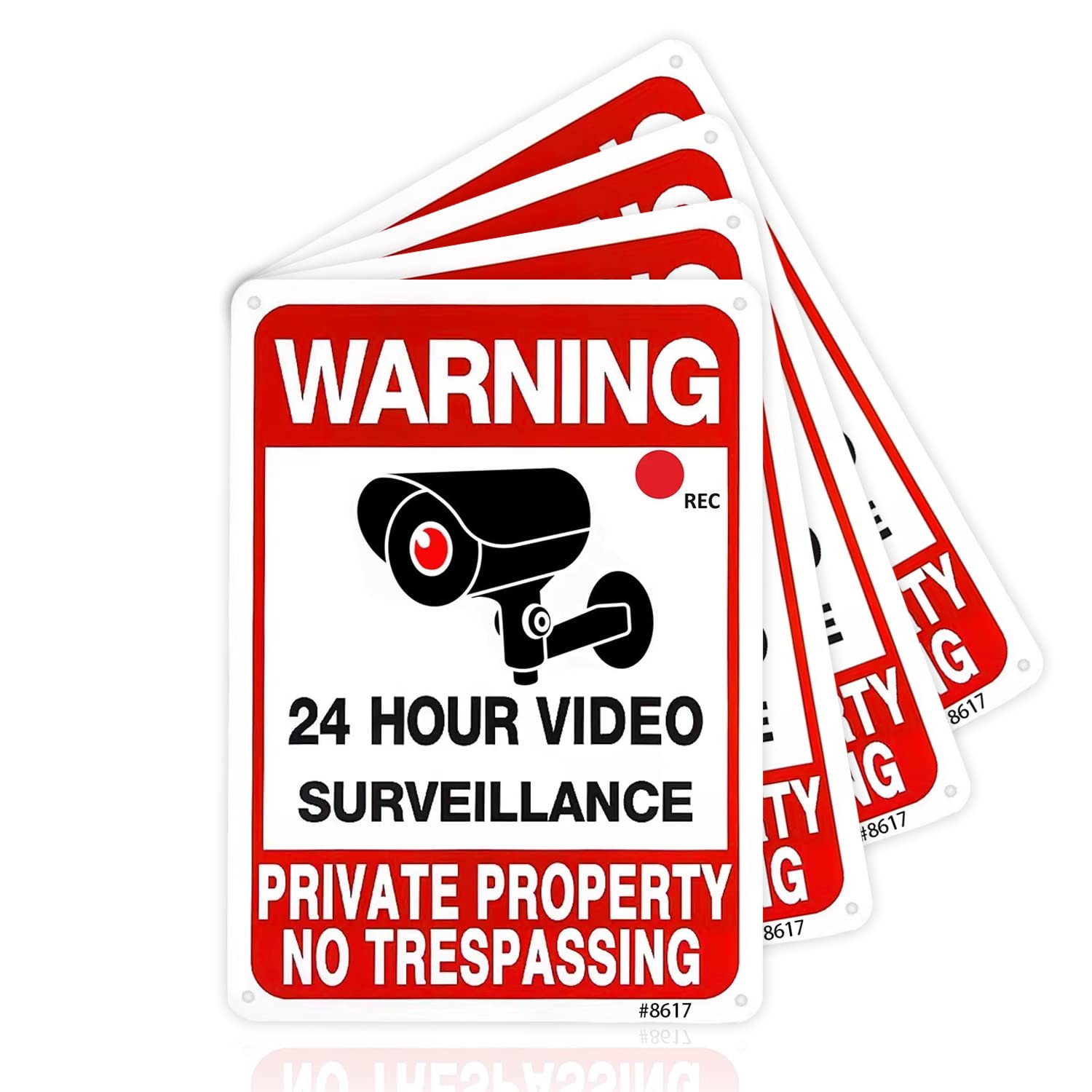 SEHINU no trespassing sign 10x7 front view deterring visitors with clear warning.