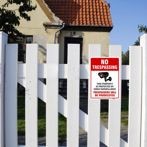 SEHINU property protection sign suitable for homes and businesses.