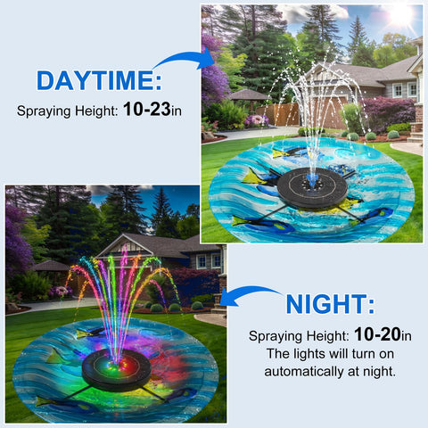 SEIRMEP LED color cycle lights up nights attractively