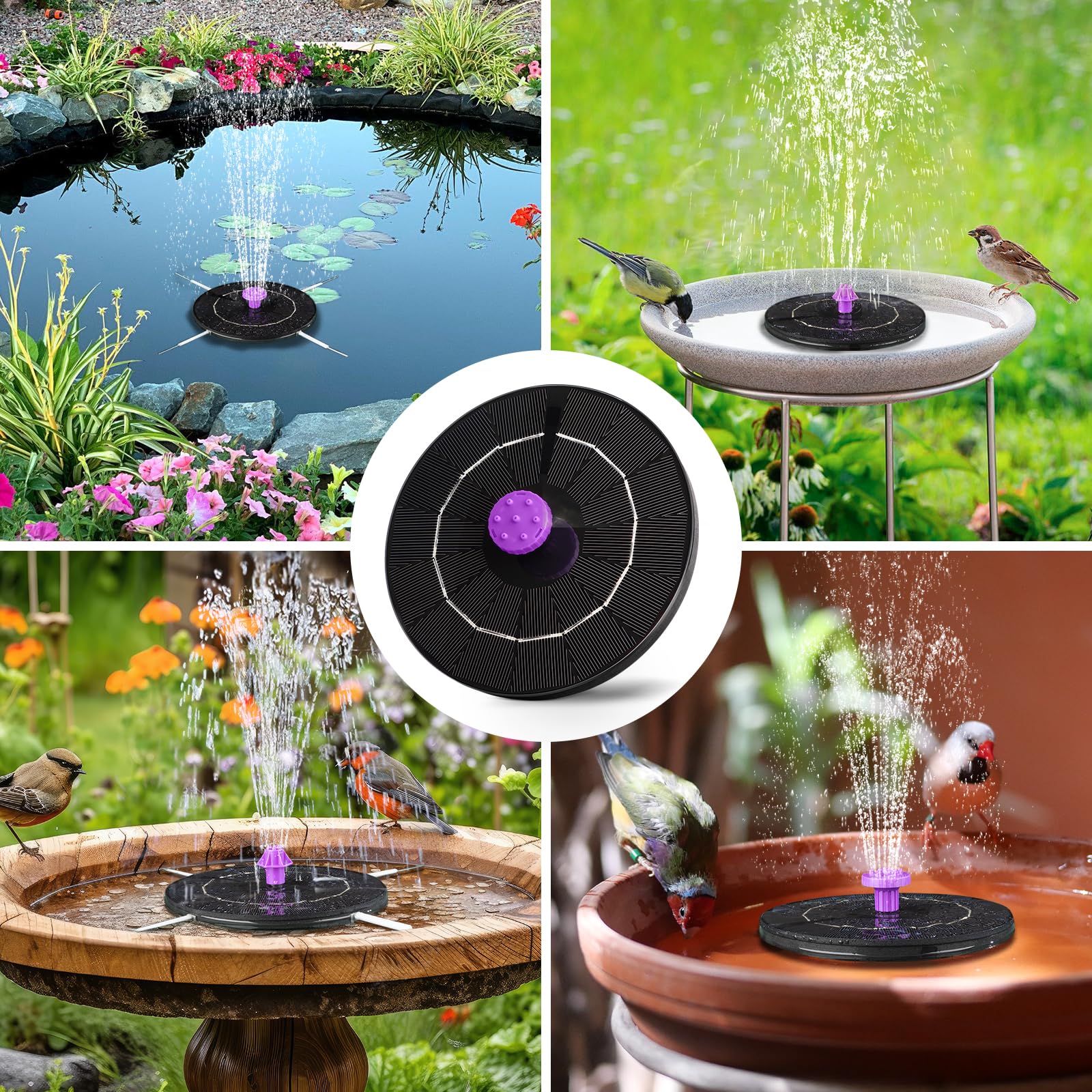 SEIRMEP outdoor fountain setup shows quick, tool-free assembly.