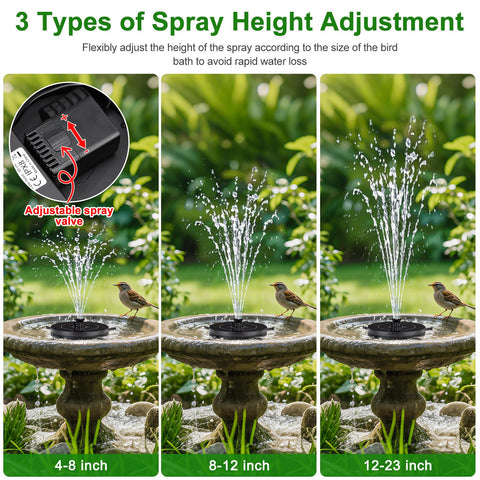 SEIRMEP six-nozzle system creates flower-like water patterns
