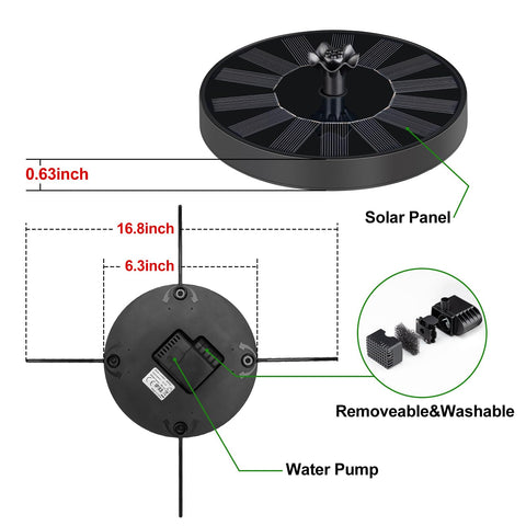 SEIRMEP direct-sun operation powers fountain cleanly, reducing maintenance and energy costs