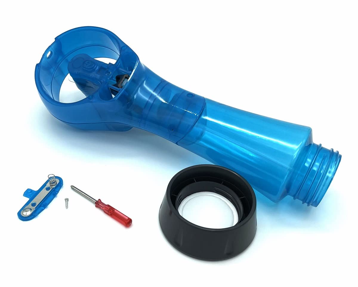 SEITG portable misting fan in use during outdoor concert for gentle cooling.