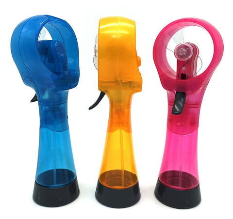 SEITG pink portable fan shows off style while misting for refreshed moments.