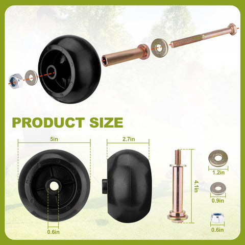 Sejaede easy-install deck wheel kit simplifies mower deck upgrade