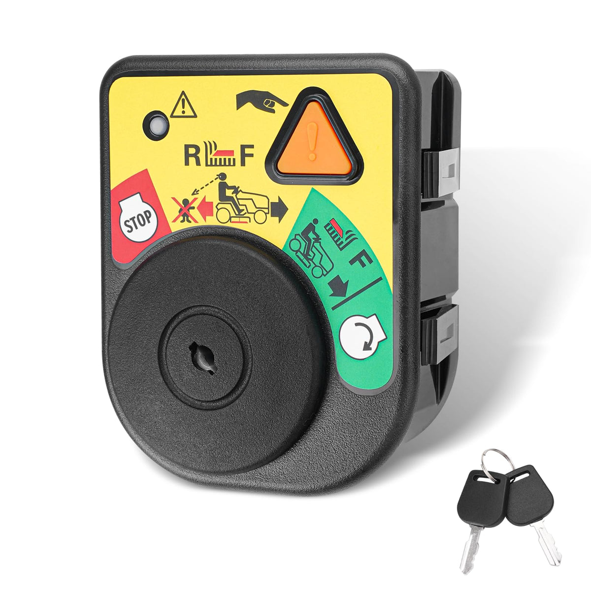 Sejaede ignition module switch with two keys for Cub Cadet compatibility, ensures simple starts.