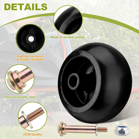 Sejaede premium-material deck wheels resist wear and rust