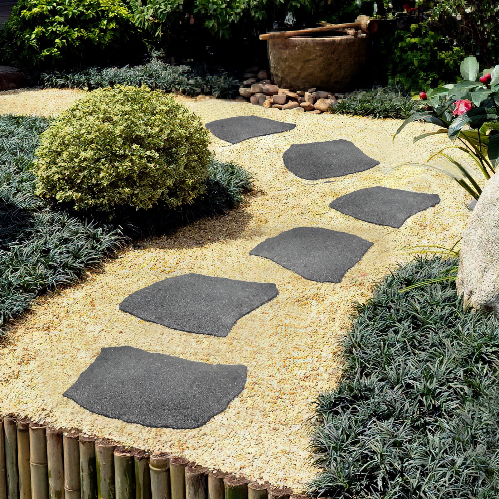 Sekcen easy-install paving stones install quickly for instant walkways.