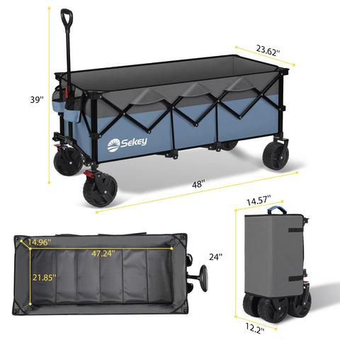 Sekey carry-on bag included for convenient storage and portability.