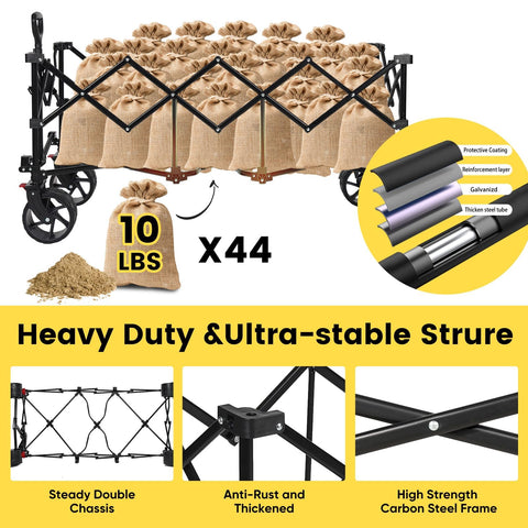 Sekey wagon brakes ensure controlled stopping on uneven surfaces
