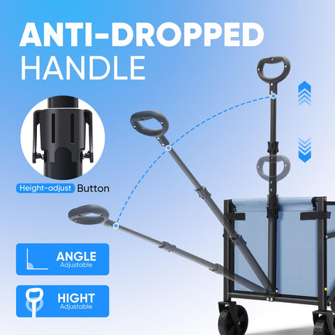 Sekey Wagon Cart detachable-wheels enable quick cleaning and maintenance