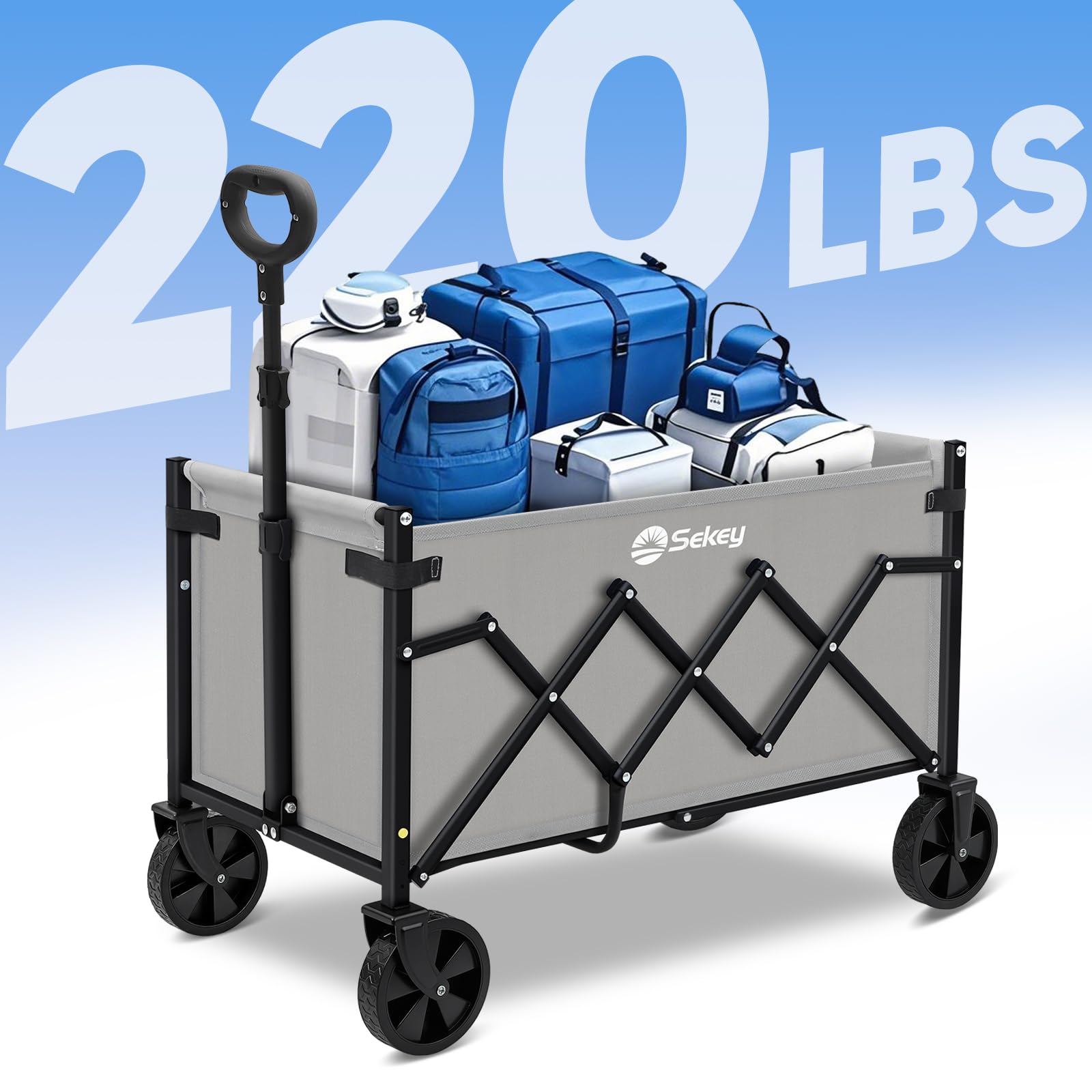 Sekey wagon cart quick setup without tools for fast errands