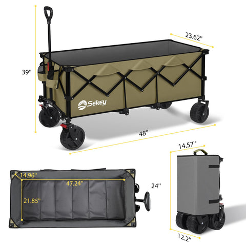 Sekey wagon easy setup with no tools required.