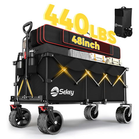 Sekey wagon extended bed open shows ample space for large loads