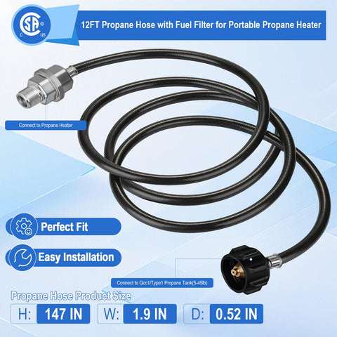 Sekvira portable heater fuel system enables quick campsite warmth.