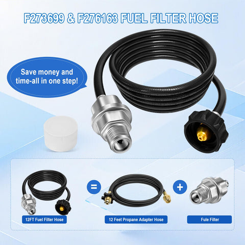 Sekvira steel fuel filter element keeps debris out.
