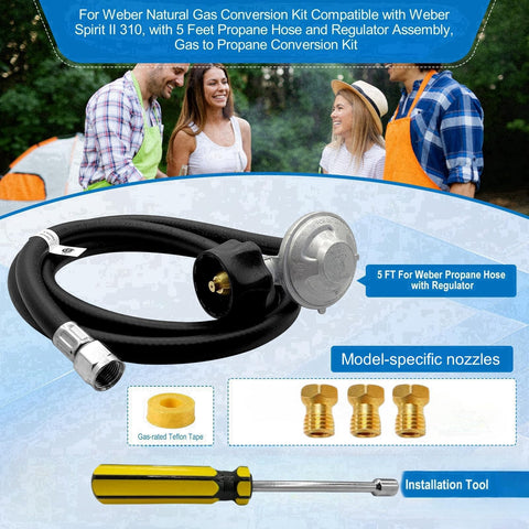 Sekvira included wrench simplifies installation for Weber conversions