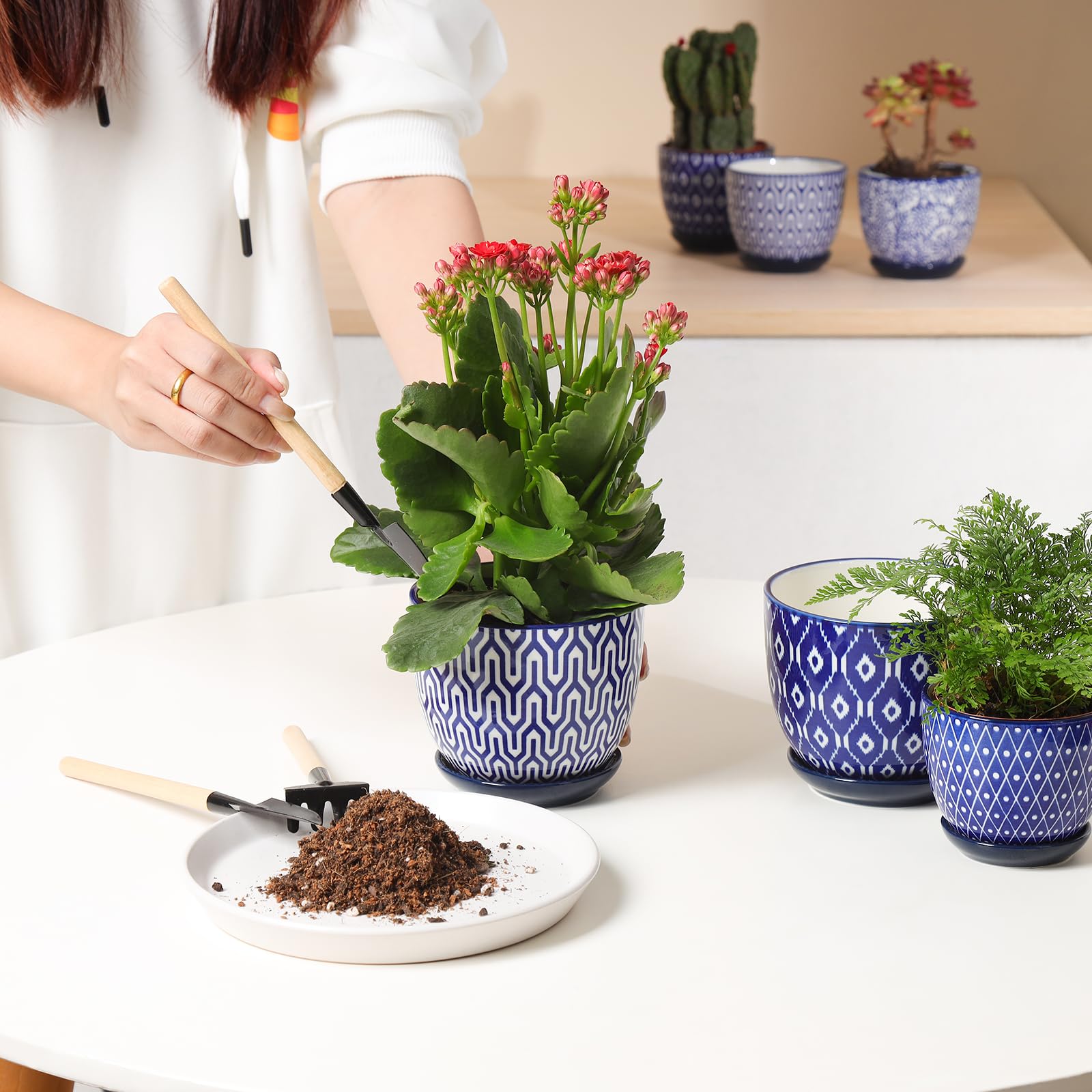 Selamica ceramic pot packaging demonstrates careful protection for shipping