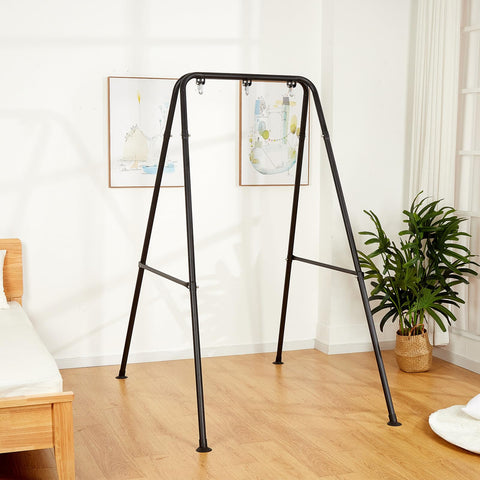 SELFLA hammock stand foldable-setup enables quick relaxation indoors or outdoors.