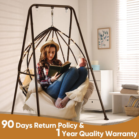 SELFLA hammock stand folded-storage compact design for easy packing.