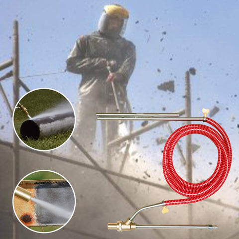 Selkie 17-inch sand wand for thorough material blasting.