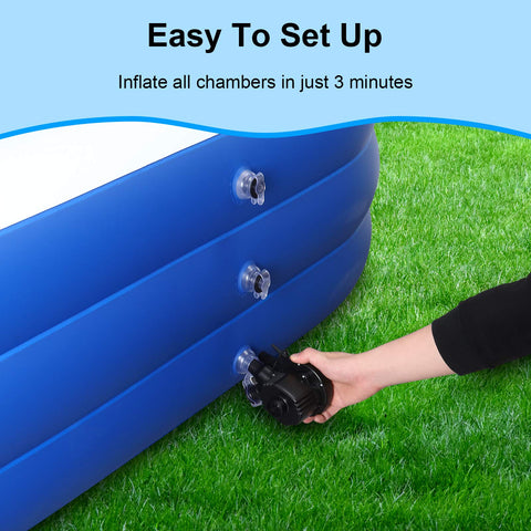 SELLOTZ inflatable pool durable-rectangle-structure designed for long-lasting outdoor use