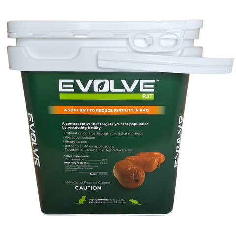 SenesTech Evolve rat birth control sausages 6 lb package, easy-to-use population management.
