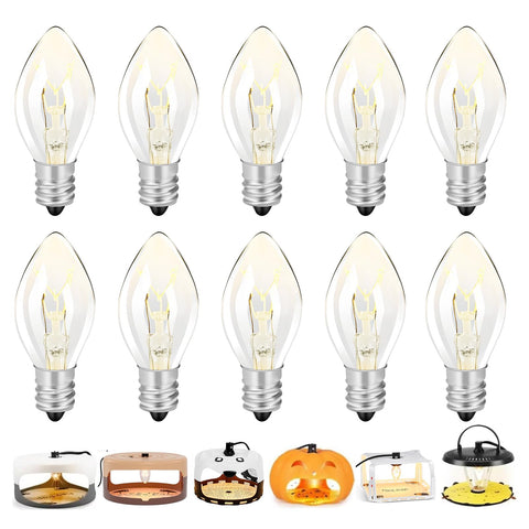 Senitek Earpads flea trap bulb 7W pack-10, long-lasting replacement for reliable lighting.