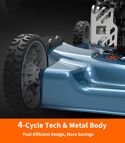 SENIX fuel-efficient 4-stroke design reduces gas use over time.