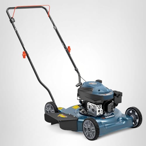 SENIX 20-inch gas lawn mower quick assembly guide for easy setup
