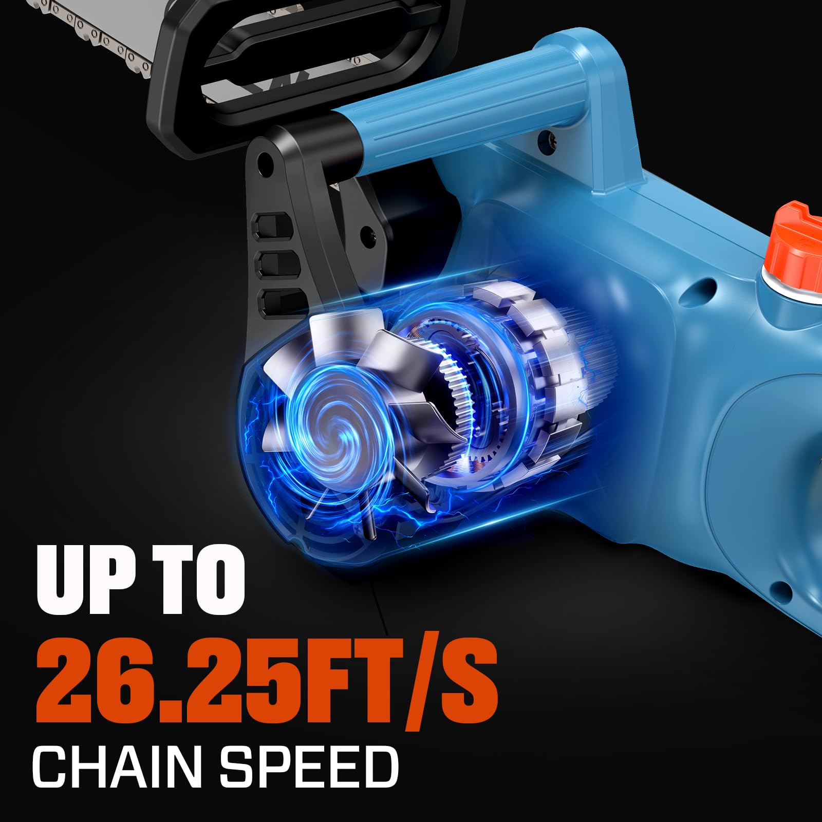 SENIX corded power from 120V outlet maintains steady performance.