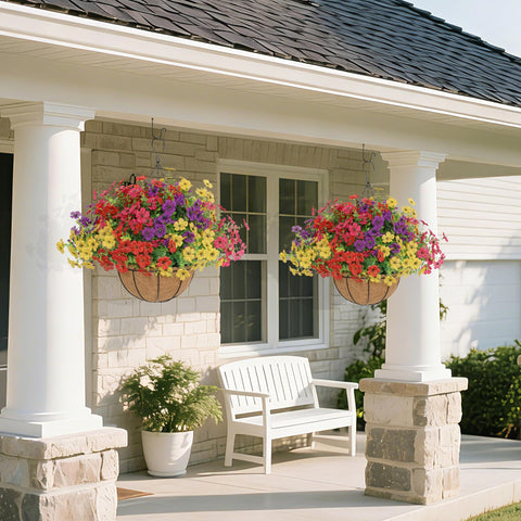 Senjie hanging basket chain with adjustable length for flexible porch setup