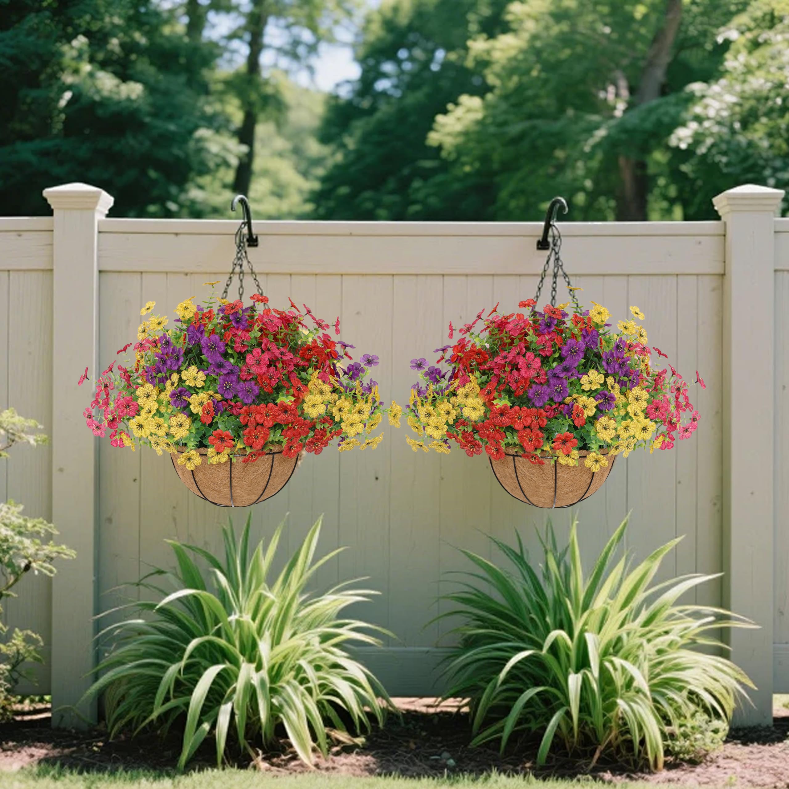Senjie 10x10x19.7 inch basket supports a generous display