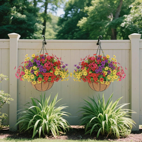 Senjie 10x10x19.7 inch basket supports a generous display