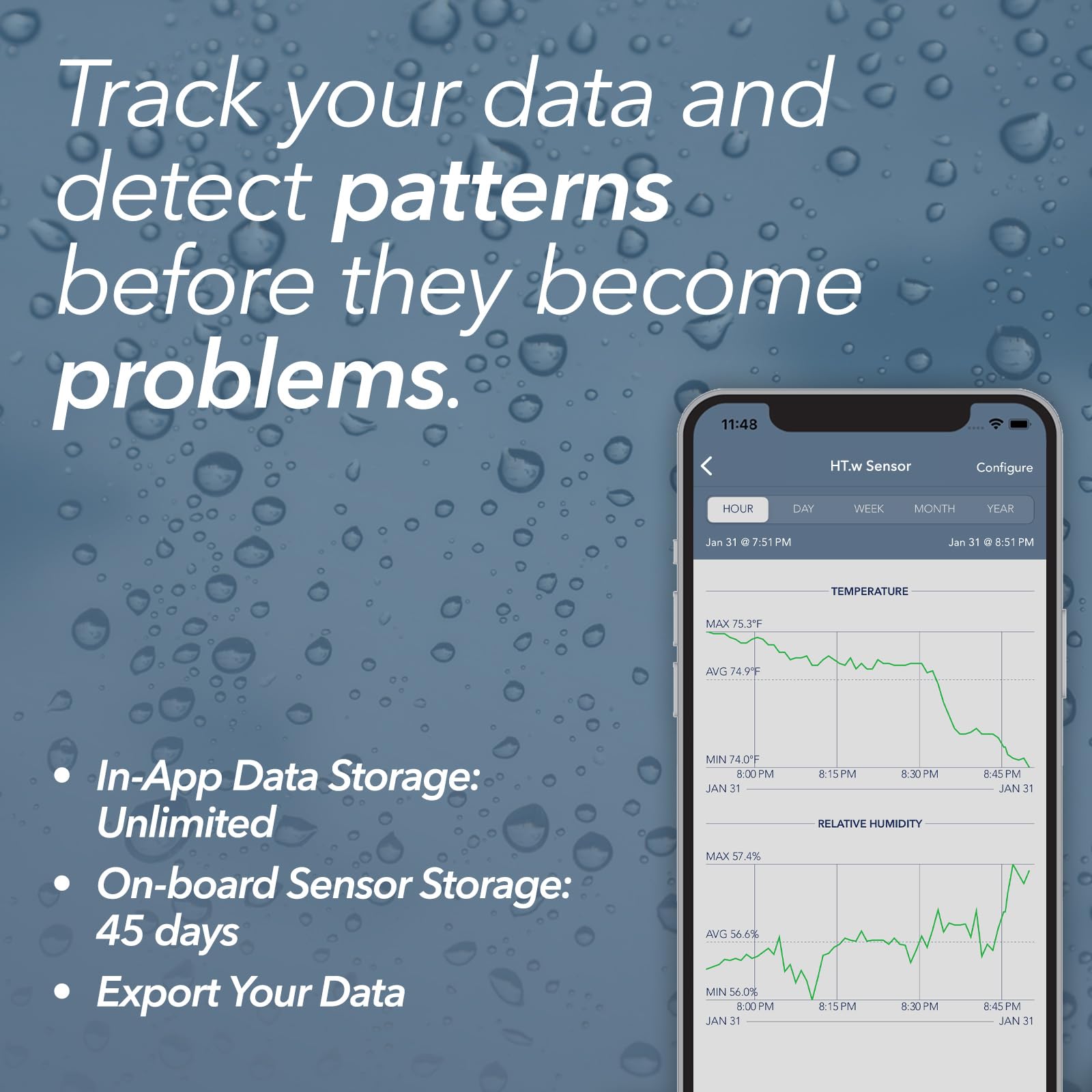 HT.w supports RV and outdoor monitoring with reliable Bluetooth range.