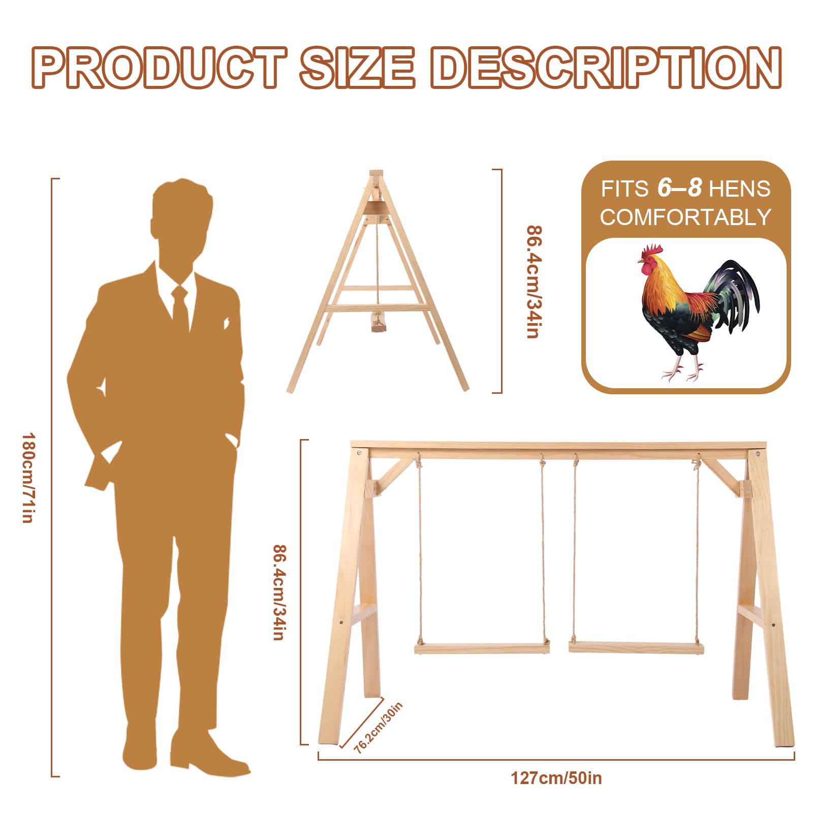 SENXILLER easy-install perch with hardware included for quick setup.