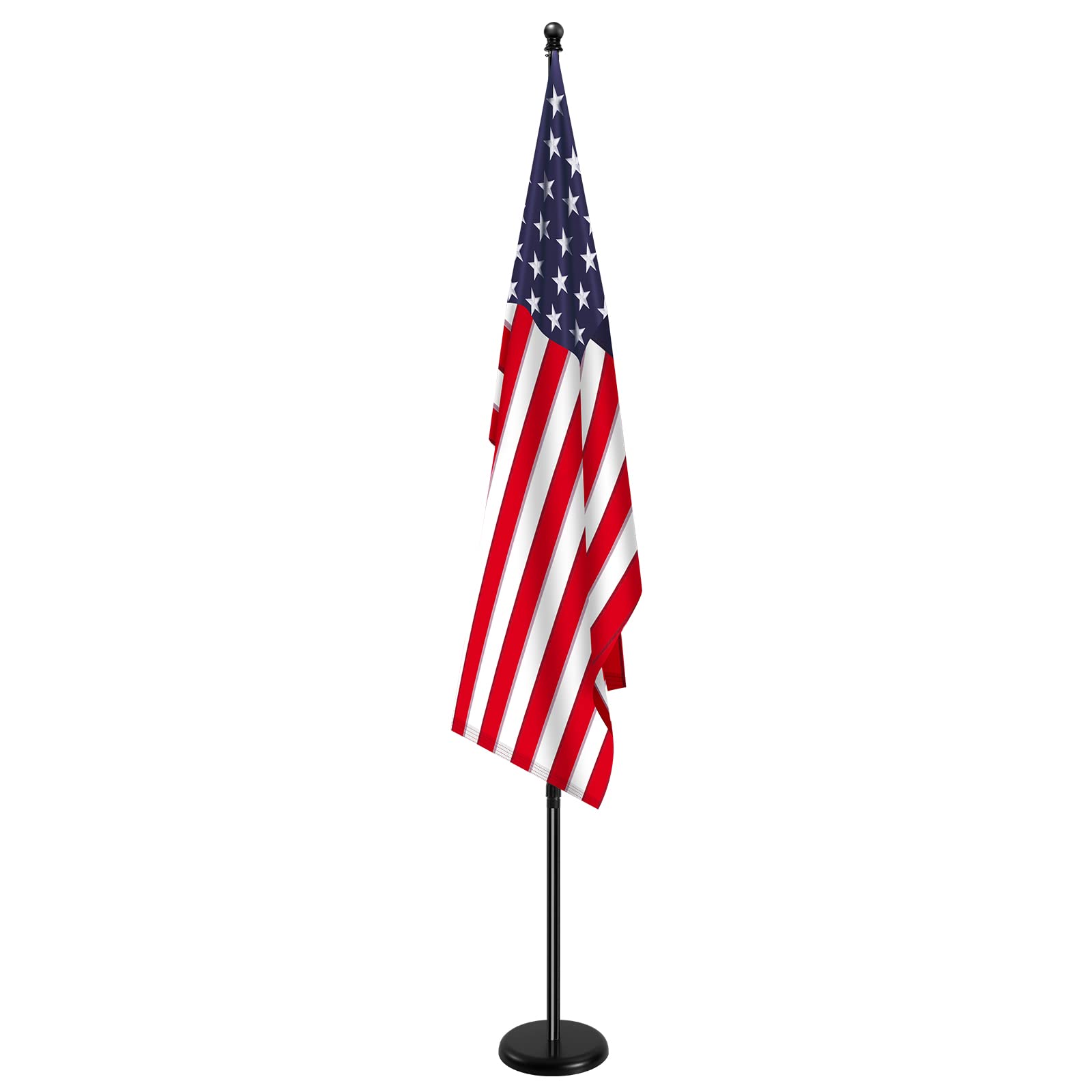 SENZHIYI indoor flag pole base and pole for stable indoor display.