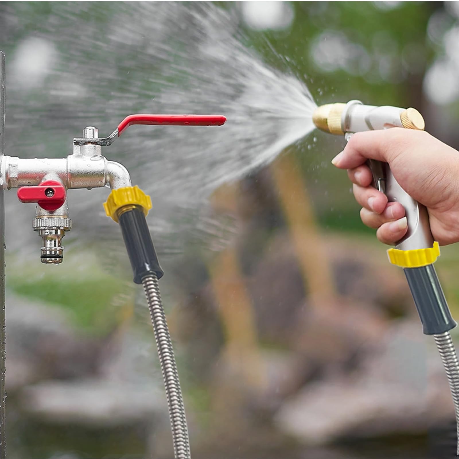 Seokmiat flexible stainless steel hose for easy handling