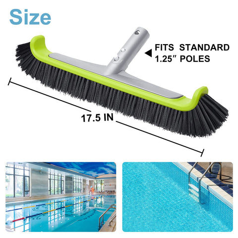 Sepetrel 45-degree aluminum handle promotes ergonomic cleaning posture.