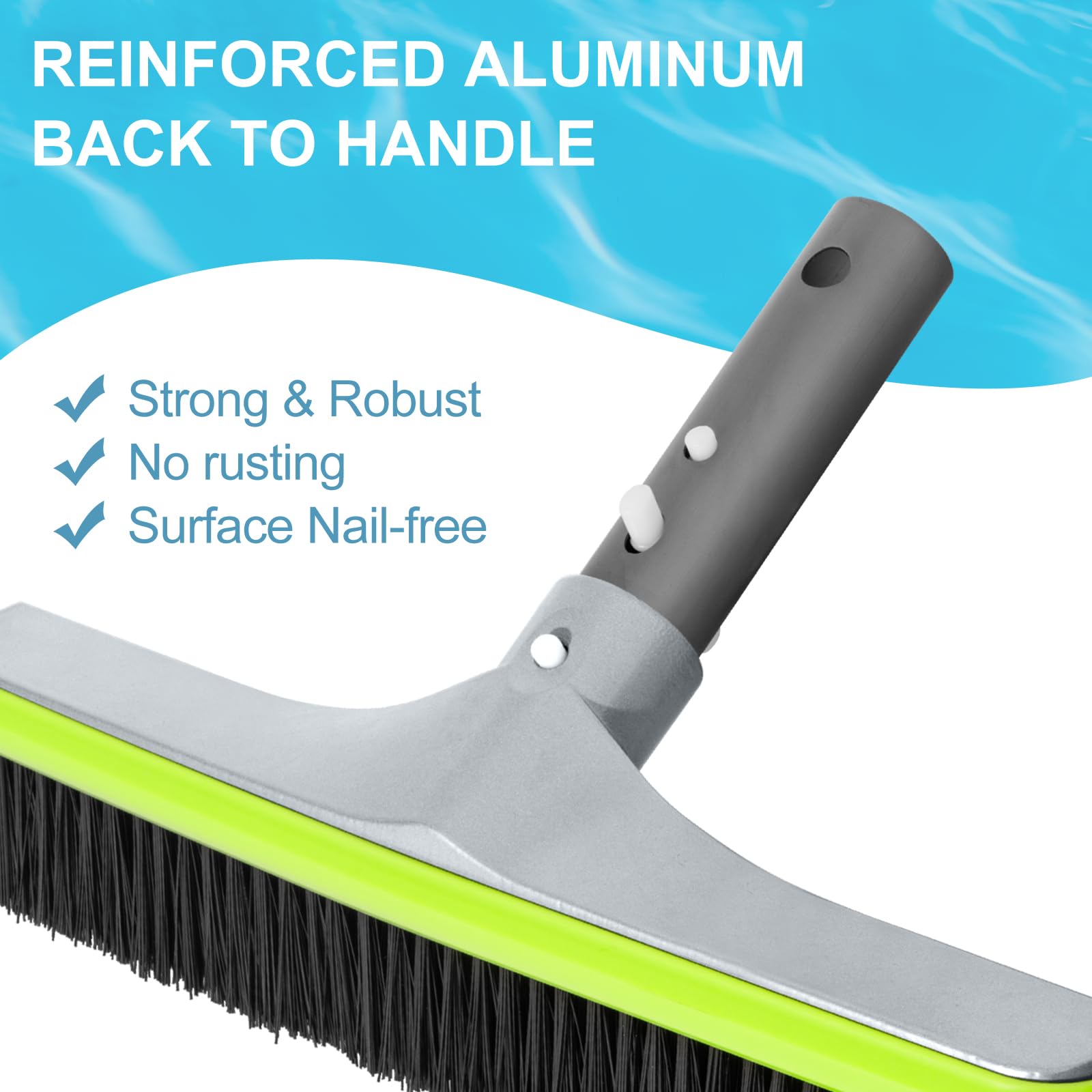 Sepetrel aluminum handle angled 45 degrees for optimal positioning
