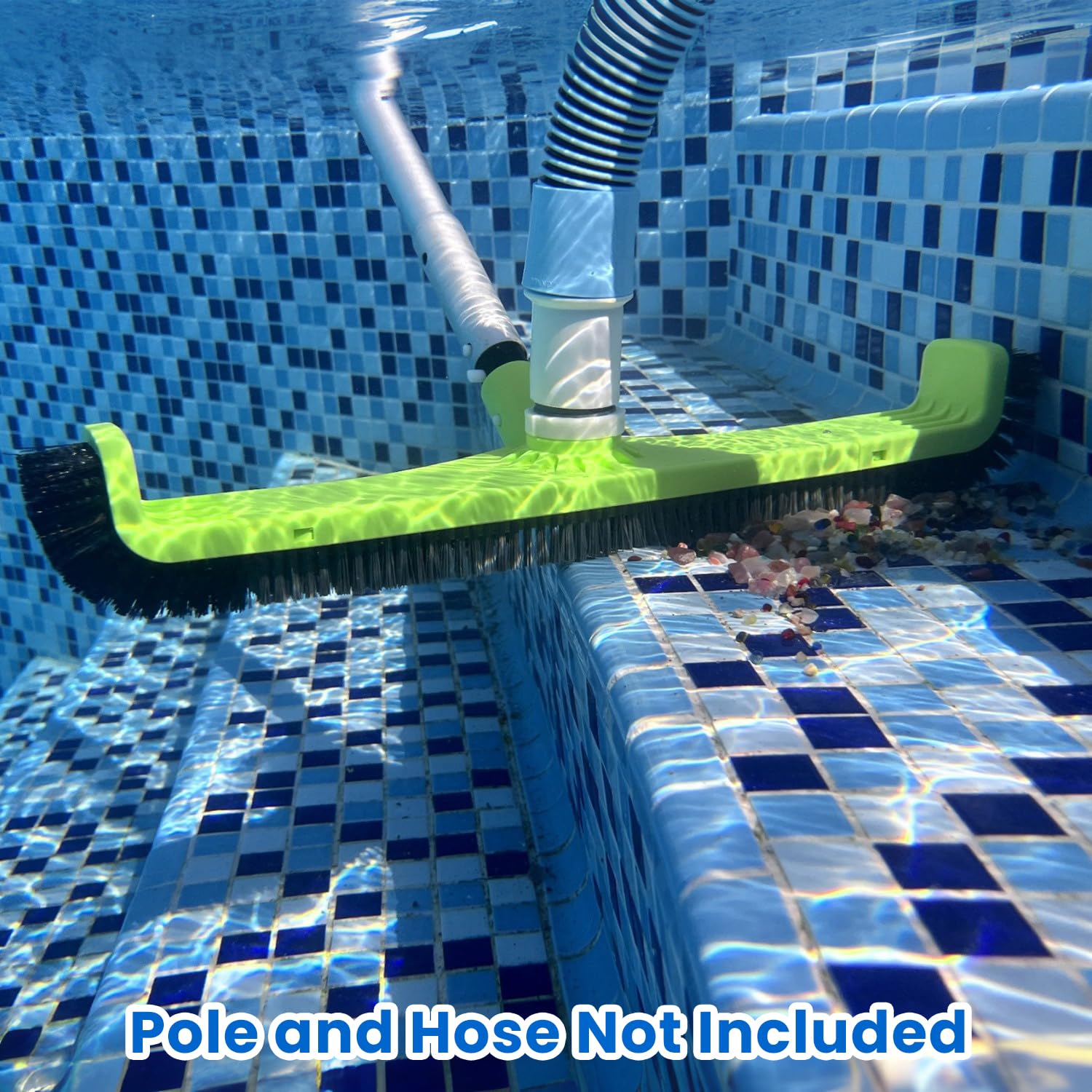 Sepetrel compatible with most 1-1/4-inch pool poles for easy setup.